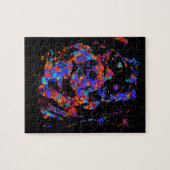 カラフルなロットワイラー- Metzgerhund ジグソーパズル (横)