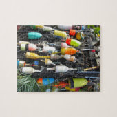 カラフルなロブスターのブイ ジグソーパズル (横)