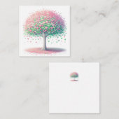 カラフルなロマンチック ノートカード (正面/裏面)