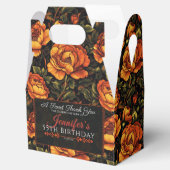 カラフルなローズの誕生日感謝プレゼントボックス フェイバーボックス (オープン)