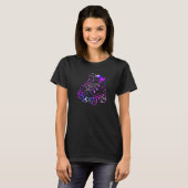 カラフルなローラースケートのアート Tシャツ (正面フル)