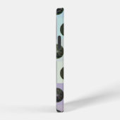 カラフルなローンボウル柄、 iPhoneケース (右側面)