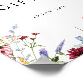 カラフルなワイルドフラワーカード＆ギフト ダウンロード可能 ポスター (角)