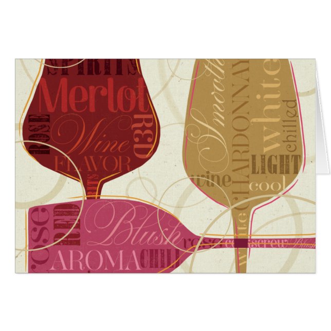 カラフルなワイングラス (正面横)