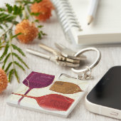 カラフルなワイン キーホルダー (正面右)