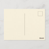 カラフルなヴァージン諸島の地図ポストカード ポストカード (裏面)