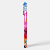 カラフルなヴィンテージ風フラワーアート Case-Mate iPhoneケース (裏面 / 左)