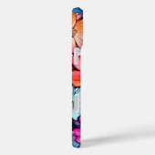 カラフルなヴィンテージ風フラワーアート Case-Mate iPhoneケース (裏面 / 右)