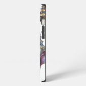 カラフルな七つの海の貝 iPhoneケース (左側面)