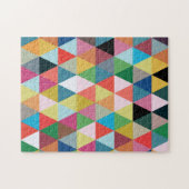 カラフルな万華鏡のように千変万化するパターンのパターン(の模様が)あるなジグソーパズル ジグソーパズル (横)