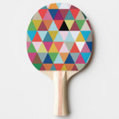 カラフルな万華鏡のように千変万化するパターンのパターン(の模様が)あるな卓球ラケット 卓球ラケット (正面)