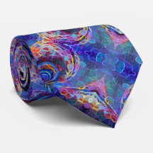 カラフルな万華鏡のように千変万化するパターンの抽象芸術