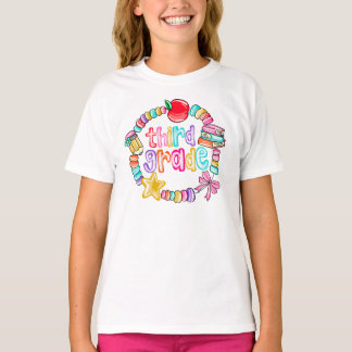 カラフルな三年生 キャンディブレスレット Tシャツ