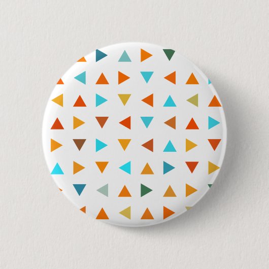 カラフルな三角形 缶バッジ (正面)