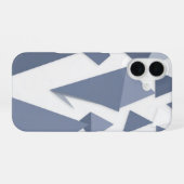 カラフルな三角形 iPhone 16ケース (裏面横)