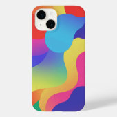 カラフルな不定形の形 Case-Mate iPhoneケース (裏面)