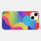 カラフルな不定形の形 Case-Mate iPhoneケース (裏面 (横))