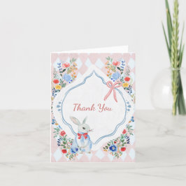 カラフルな不思議の国のアリス 誕生日 サンキューカード