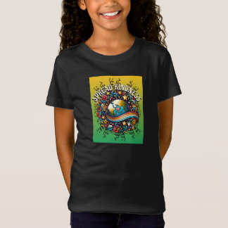 カラフルな世界で優しさを広げよう Tシャツ