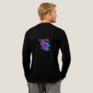 カラフルな世界を彩るスモークグラフィックTシャツ トライブレンドTシャツ