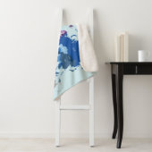 カラフルな世界地図のベビーブランケット シェルパブランケット (インサイチュ)