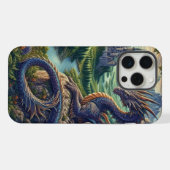 カラフルな中世のドラゴン城 iPhoneケース (裏面横)