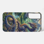 カラフルな中世のドラゴン城 SAMSUNG GALAXYケース (裏面横)