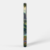 カラフルな中世のドラゴン城 SAMSUNG GALAXYケース (右側面)