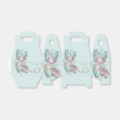 カラフルな中国のランタンとリボンのテーマ フェイバーボックス (折り畳みなし)