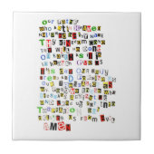 カラフルな主のPrayer タイル (正面)