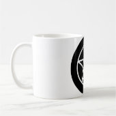 カラフルな五芒星 コーヒーマグカップ (左)