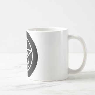 カラフルな五芒星 コーヒーマグカップ
