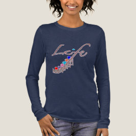 カラフルな人生はジェットコースター トライブレンドTシャツ