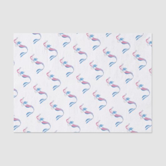 カラフルな人魚 薄葉紙 (正面)