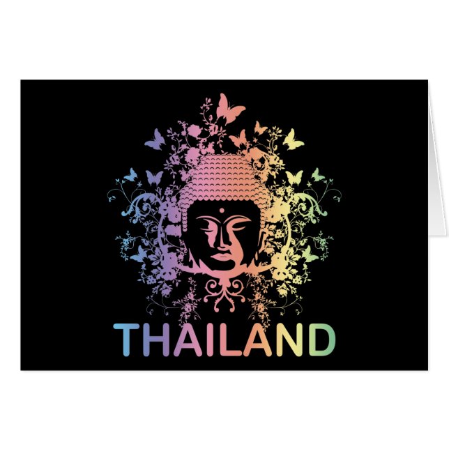 カラフルな仏タイ (正面横)