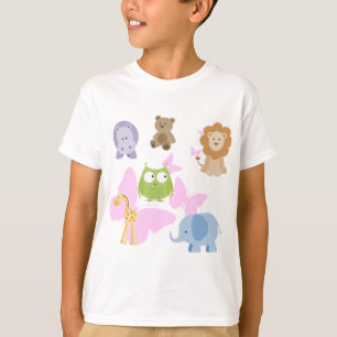 カラフルな仲間の小さな生き物たち Tシャツ
