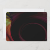 カラフルな光 | 結婚式のSave the Dateカード セーブザデート (裏面)