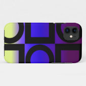 カラフルな円と四角 Case-Mate iPhoneケース (裏面(横))