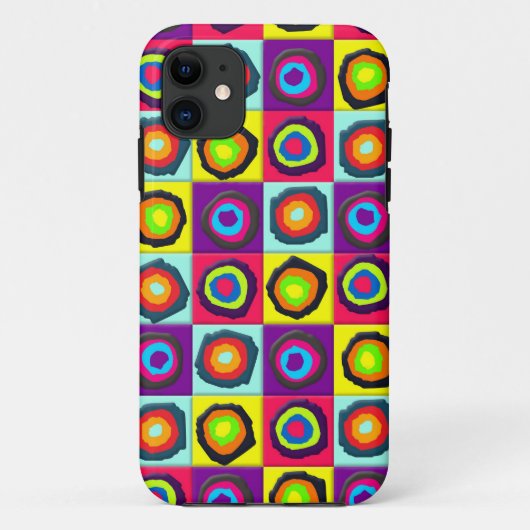 カラフルな円のパターン Case-Mate iPhoneケース (裏面)