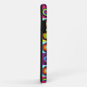 カラフルな円のパターン Case-Mate iPhoneケース (裏面/右)