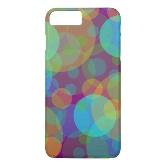 カラフルな円の抽象芸術 Case-Mate iPhoneケース (裏面)