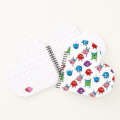 カラフルな円形キャラクター ノートブック (内部)