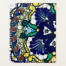 カラフルな写真アート メキシカン タラベラ ポッタリー 青