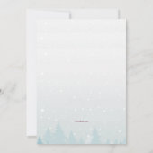 カラフルな冬の風景 転居のお知らせ 招待状 (裏面)