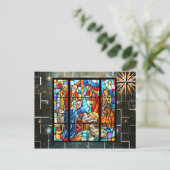 カラフルな出生(季節的か毎日に作って下さい) シーズンポストカード (スタンド正面)