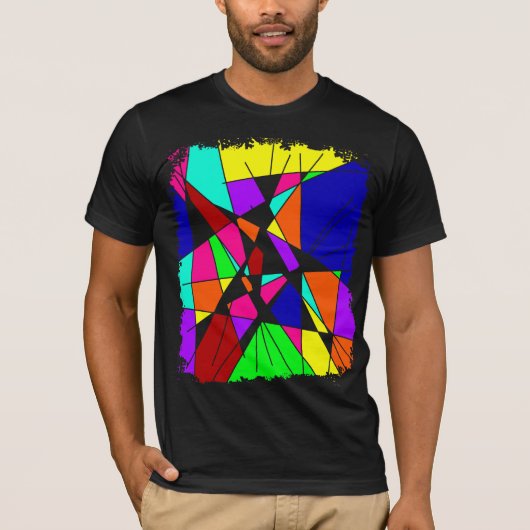 カラフルな力の芸術 Tシャツ (正面)