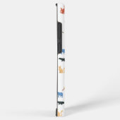 カラフルな動物柄のスマホケース SAMSUNG GALAXYケース (右側面)