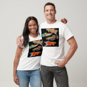 カラフルな卵生メダカのTシャツ Tシャツ (ユニセックス)