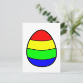 カラフルな卵 ポストカード (スタンド正面)