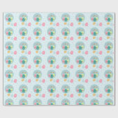 カラフルな卵 ラッピングペーパー (フラット)